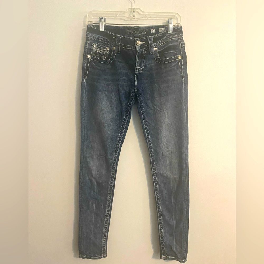 Miss Me Signature Skinny Jeans, size 26